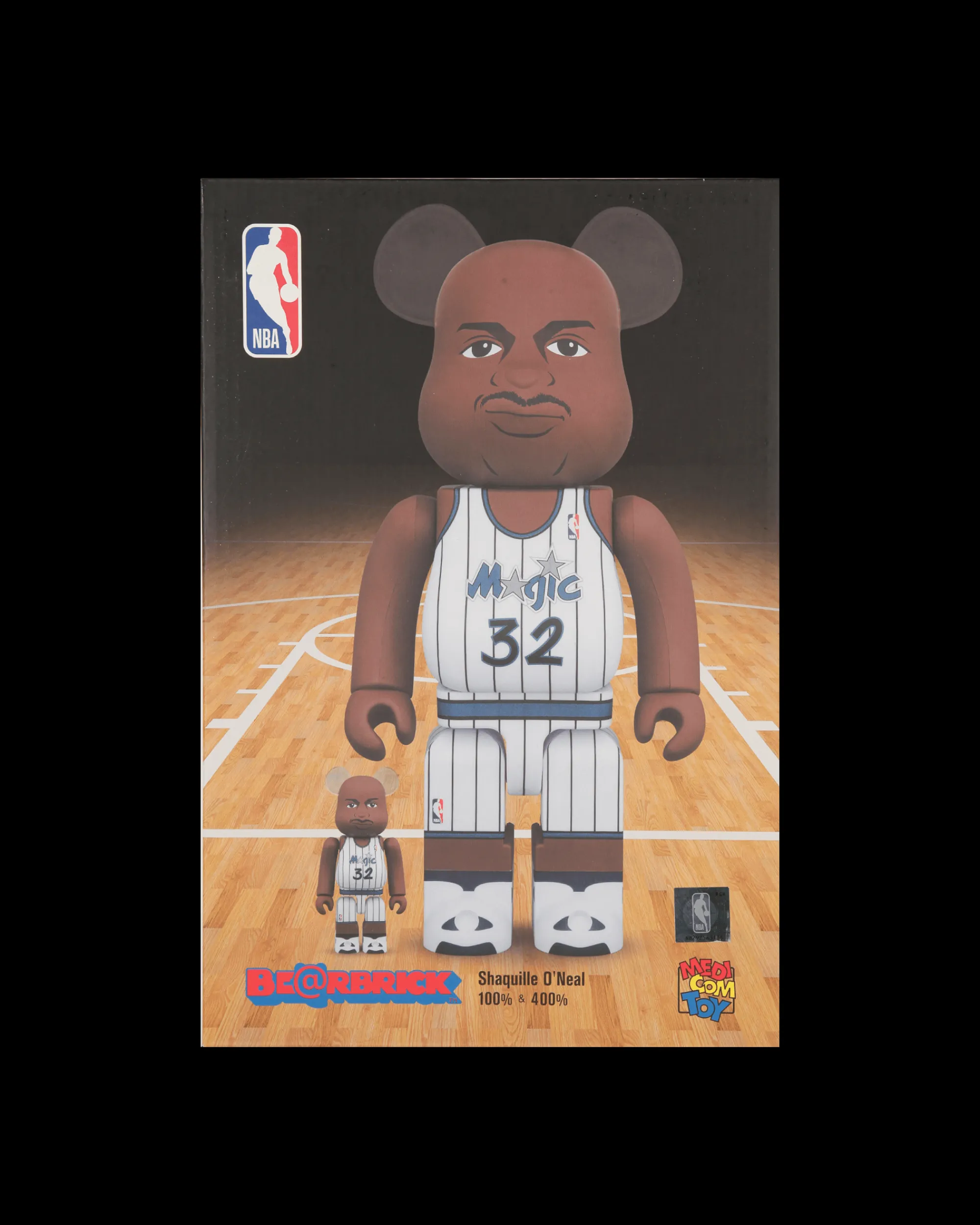 Medicom Home^100% + 400% Shaquille O'Neal Be@rbrick Multicolor