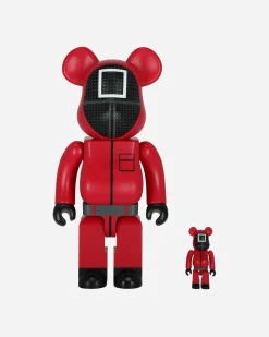 Medicom Home^100% + 400% Squid Game Guard Square Be@rbrick Multicolor