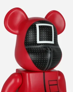 Medicom Home^100% + 400% Squid Game Guard Square Be@rbrick Multicolor