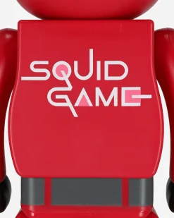 Medicom Home^100% + 400% Squid Game Guard Square Be@rbrick Multicolor