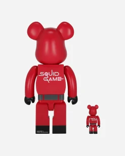Medicom Home^100% + 400% Squid Game Guard Triangle Be@rbrick Multicolor