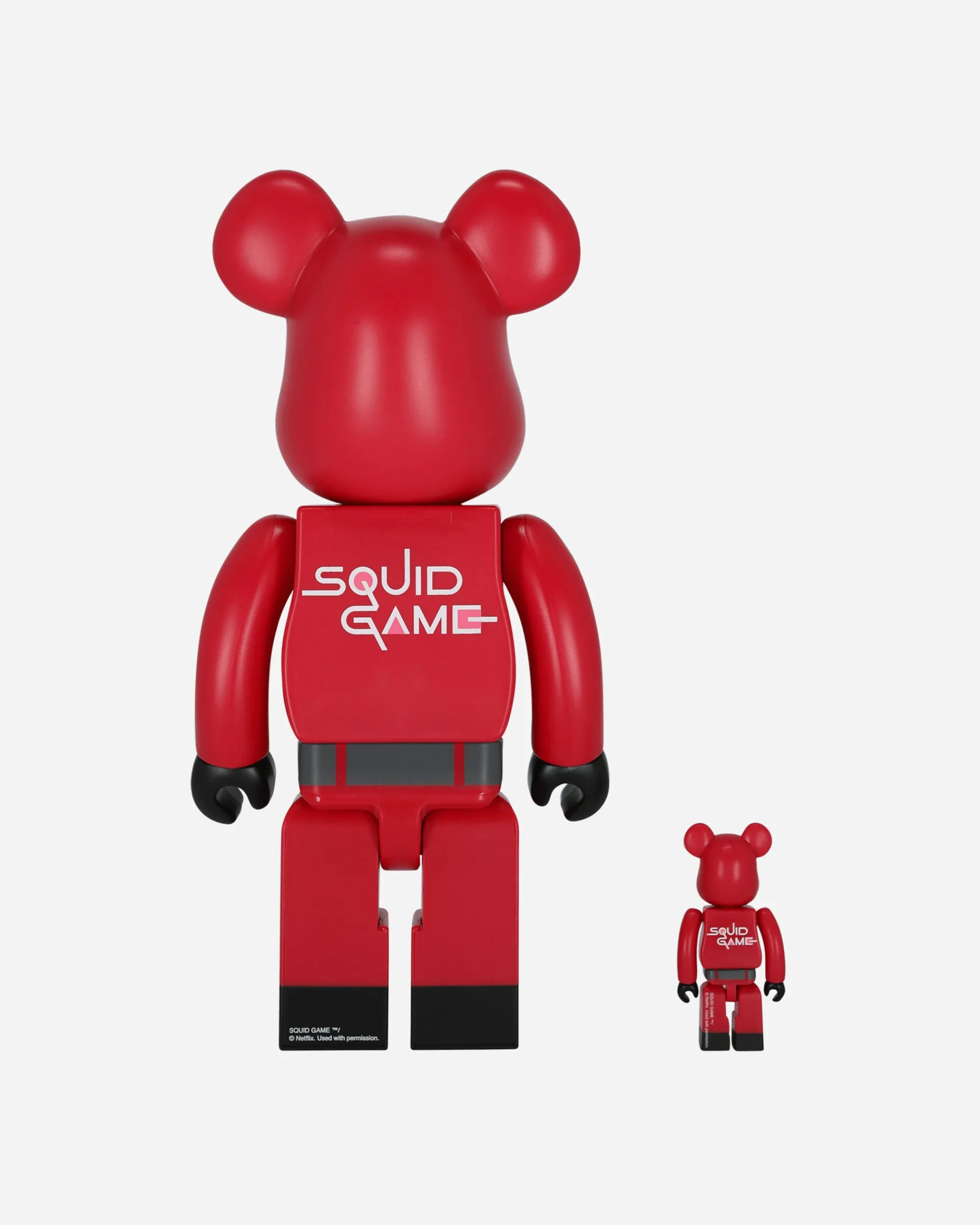 Medicom Home^100% + 400% Squid Game Guard Triangle Be@rbrick Multicolor
