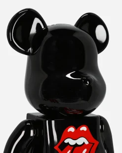 Medicom Home^100% + 400% The Rolling Stones Lips & Tongue Be@rbrick Black