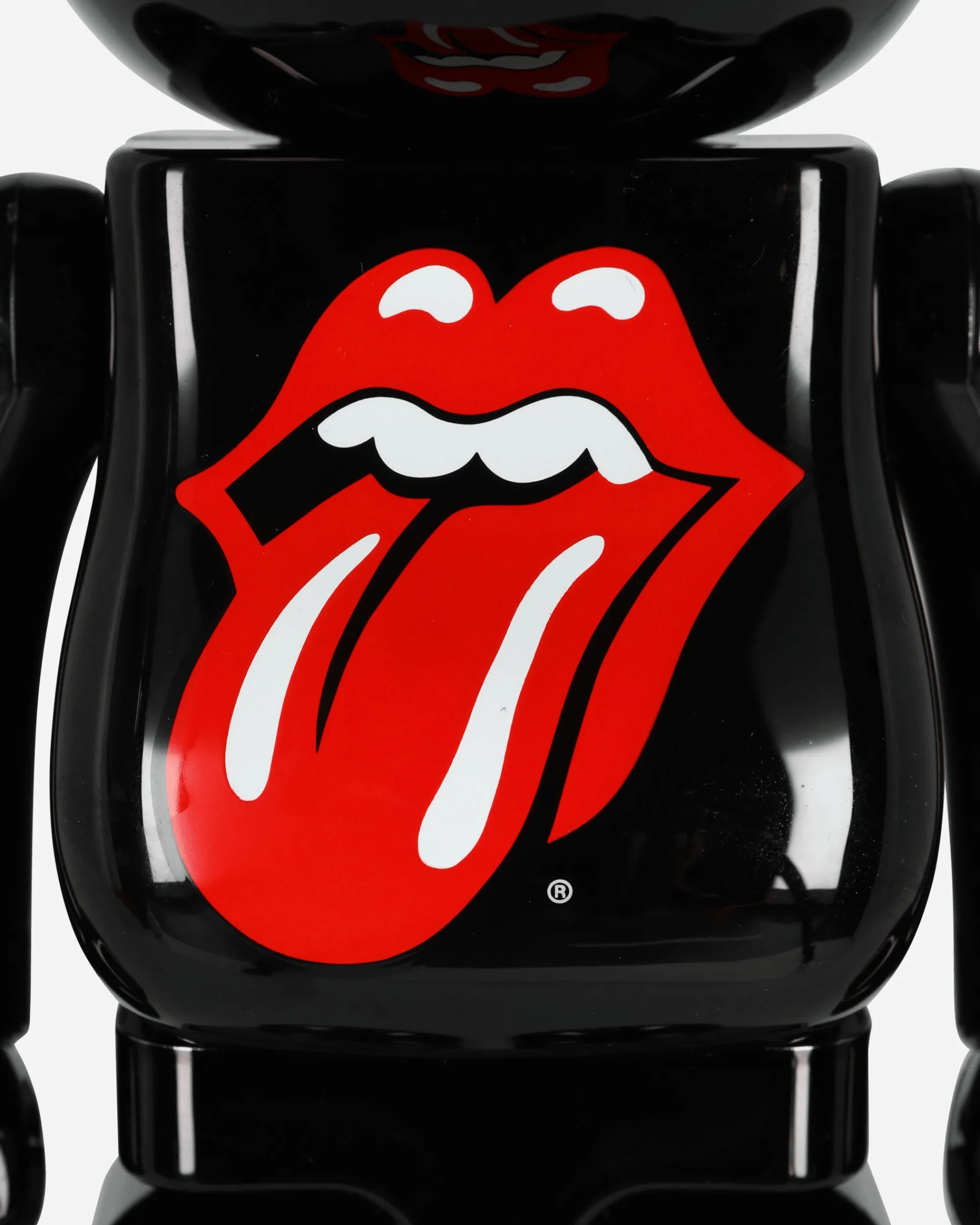Medicom Home^100% + 400% The Rolling Stones Lips & Tongue Be@rbrick Black