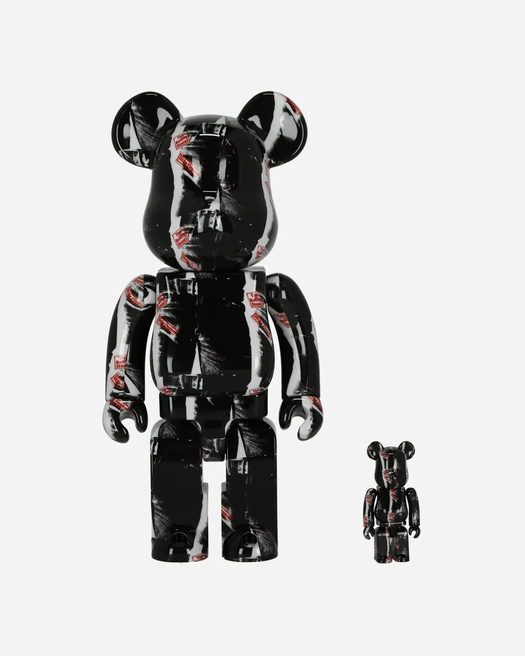 Medicom Home^100%+400% Andy Warhol X The Rolling Stones Sticky Fingers Be@rbrick Multicolor