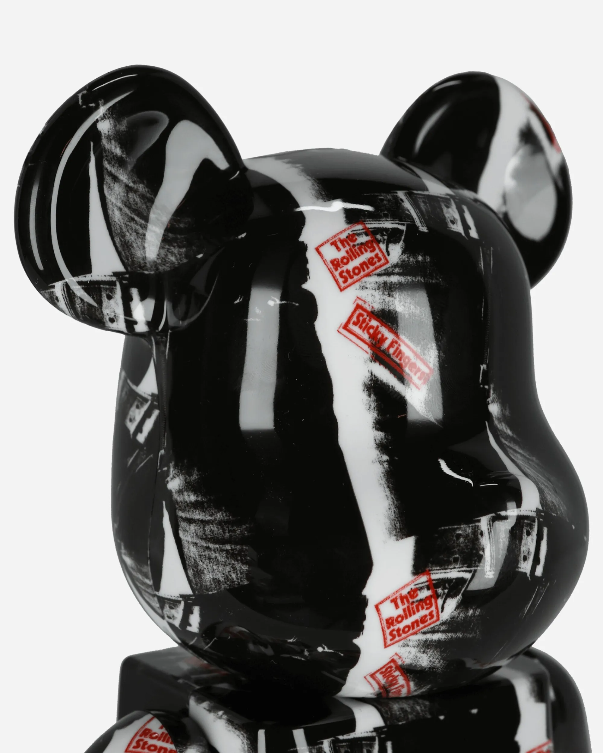 Medicom Home^100%+400% Andy Warhol X The Rolling Stones Sticky Fingers Be@rbrick Multicolor