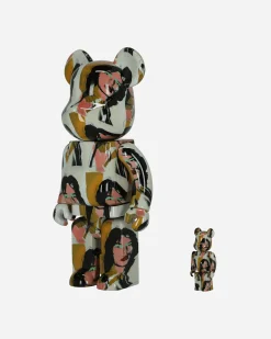 Medicom Home^100%+400% Andy Warhold Mick Jagger Multicolor Be@rbrick Multicolor