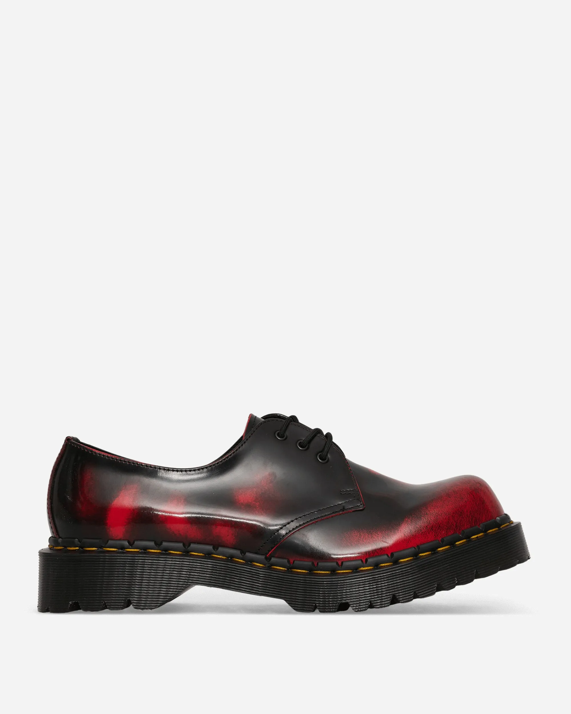Dr. Martens Classic Shoes|Classic Shoes^1461 Bex Rub Off Lux Shoes Black / Red