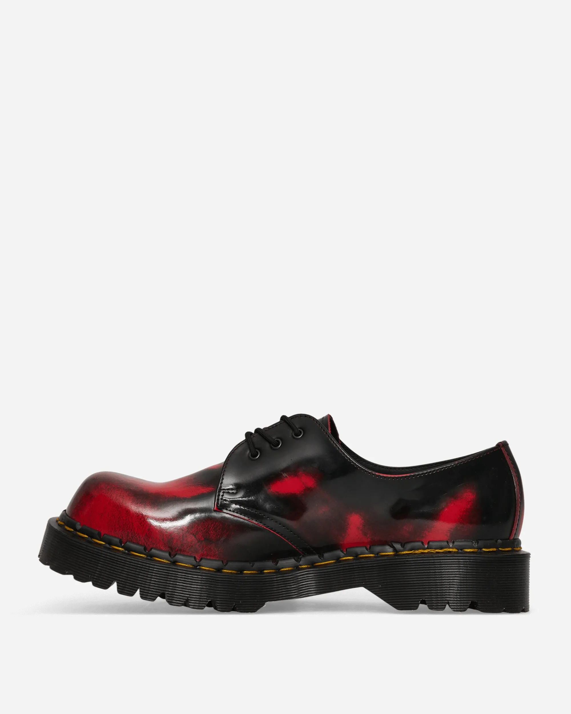 Dr. Martens Classic Shoes|Classic Shoes^1461 Bex Rub Off Lux Shoes Black / Red