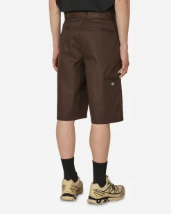 Dickies Shorts^13 Inch Multi Pocket Work Shorts Dark Brown