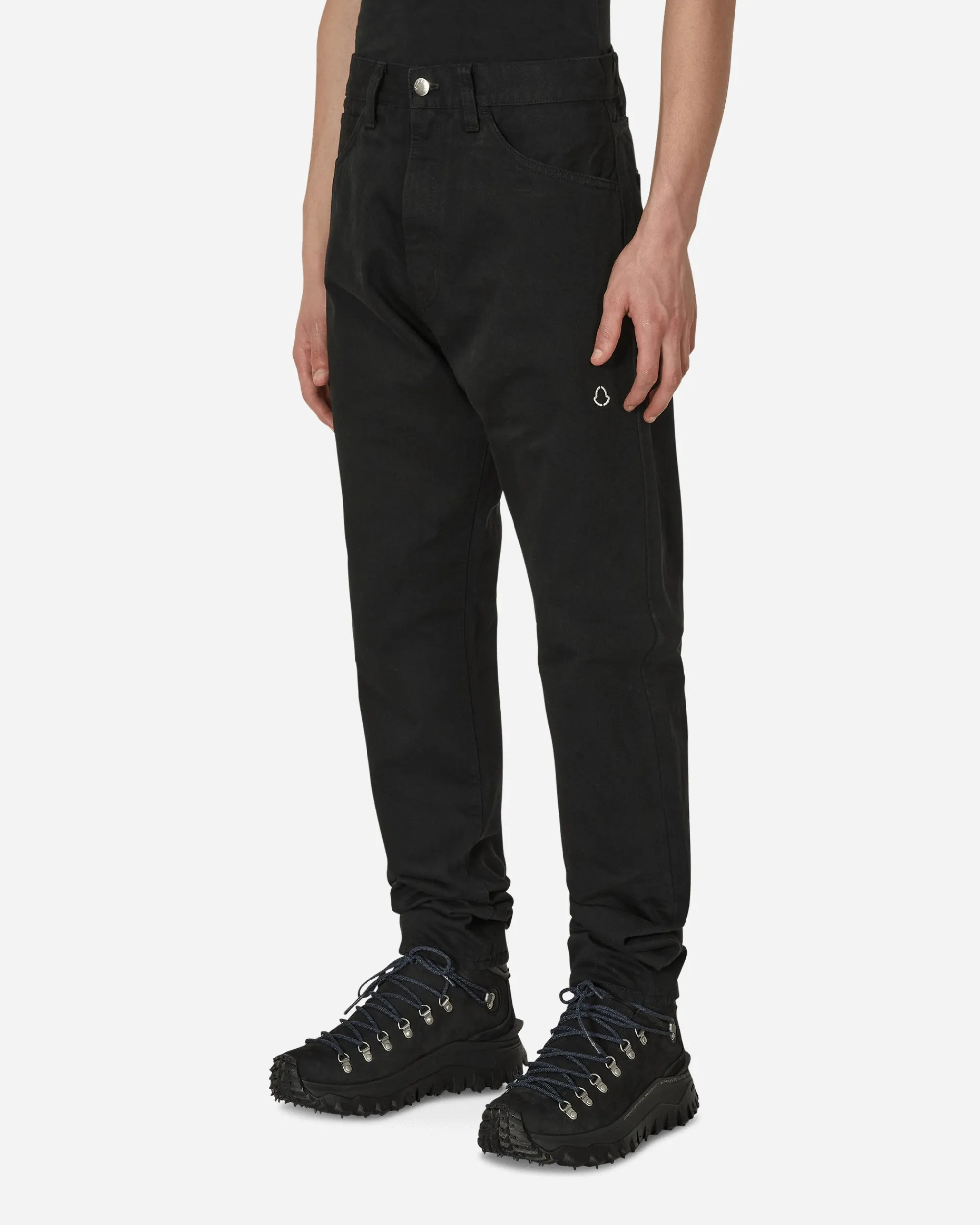 Moncler Genius Pants^7 Moncler FRGMT Hiroshi Fujiwara Black Wash Jeans Black