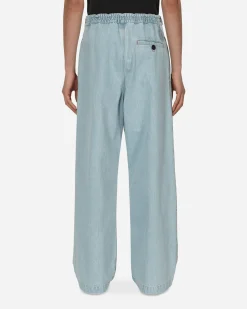 Moncler Genius Pants^1 Moncler JW Anderson Bleached Jeans Blue