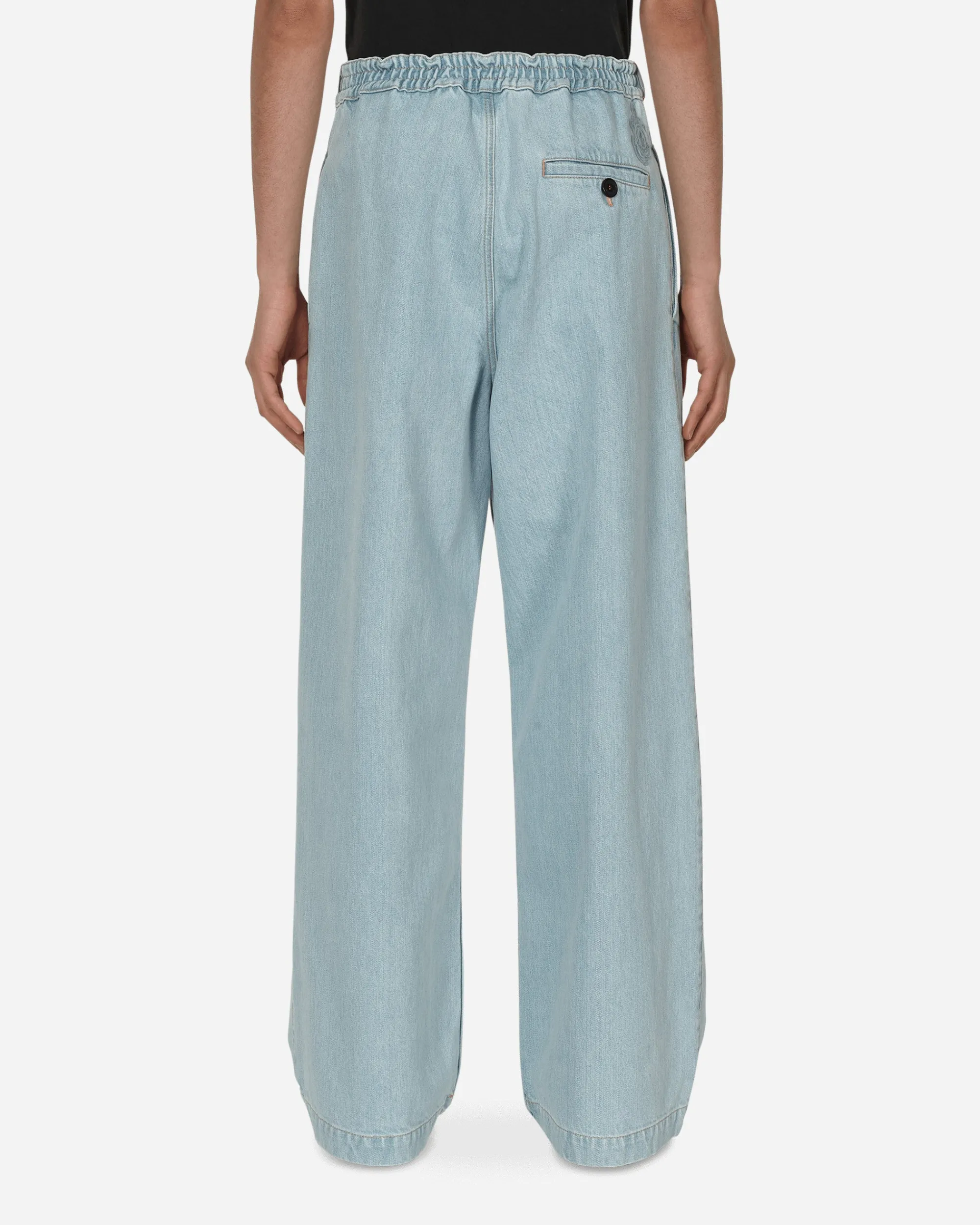 Moncler Genius Pants^1 Moncler JW Anderson Bleached Jeans Blue