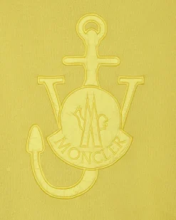 Moncler Genius Sweatshirts^1 Moncler JW Anderson Logo Crewneck Sweatshirt Yellow