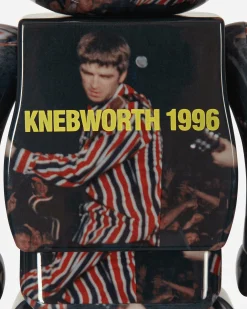 Medicom Home^100%+400% Oasis Knebworth 1996 - Noel Gallagher Be@rbrick Multicolor