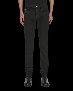 1017 ALYX 9SM Pants^6 Pocket Skinny Denim Pants Black