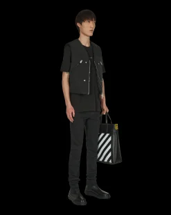 1017 ALYX 9SM Pants^6 Pocket Skinny Denim Pants Black