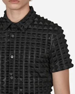 KANGHYUK Shirts^2.5 Pyramid Embossed Shirt Black