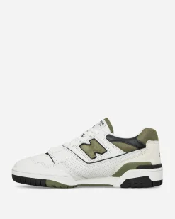 New Balance Sneakers·Low|Sneakers^550 Sneakers White / Dark Olivine / Black