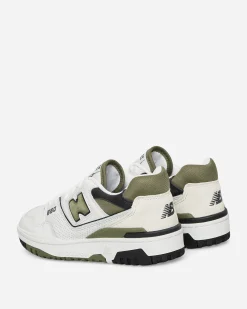 New Balance Sneakers·Low|Sneakers^550 Sneakers White / Dark Olivine / Black