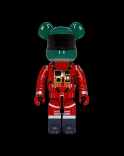 Medicom Home^1000% Space Suit Green Helmet & Orange Suit Version Be@rbrick Multicolor