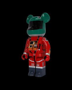 Medicom Home^1000% Space Suit Green Helmet & Orange Suit Version Be@rbrick Multicolor