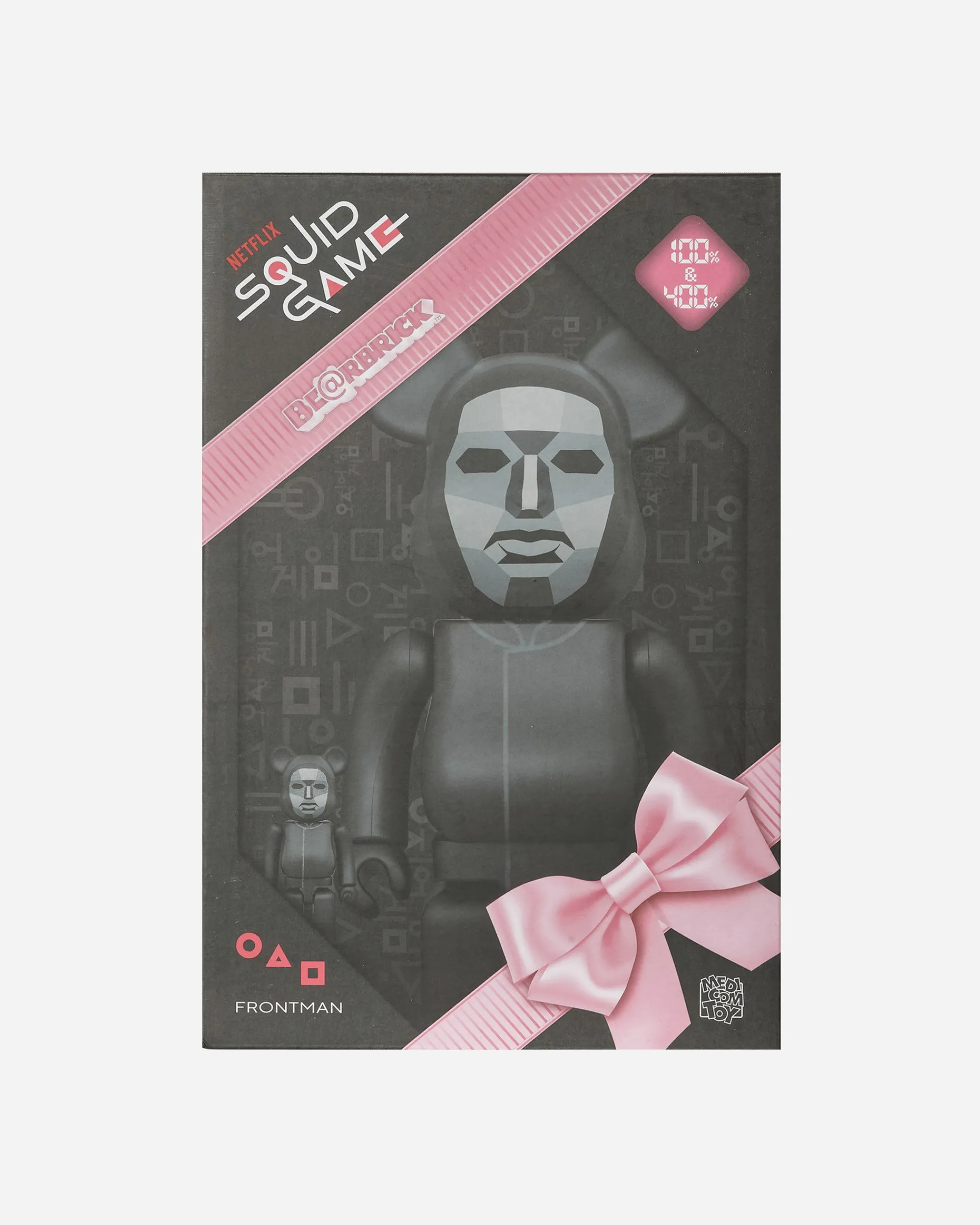 Medicom Home^100%+400% Squid Game Frontman Be@rbrick Multicolor