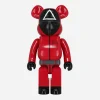 Medicom Home^1000% Squid Game Guard Triangle Be@rbrick Multicolor