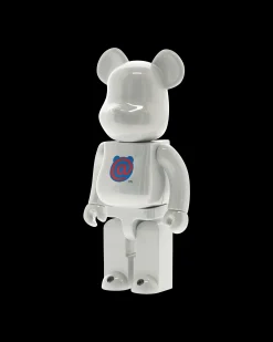 Medicom Home^1000% 1st Model White Chrome Be@rbrick Multicolor