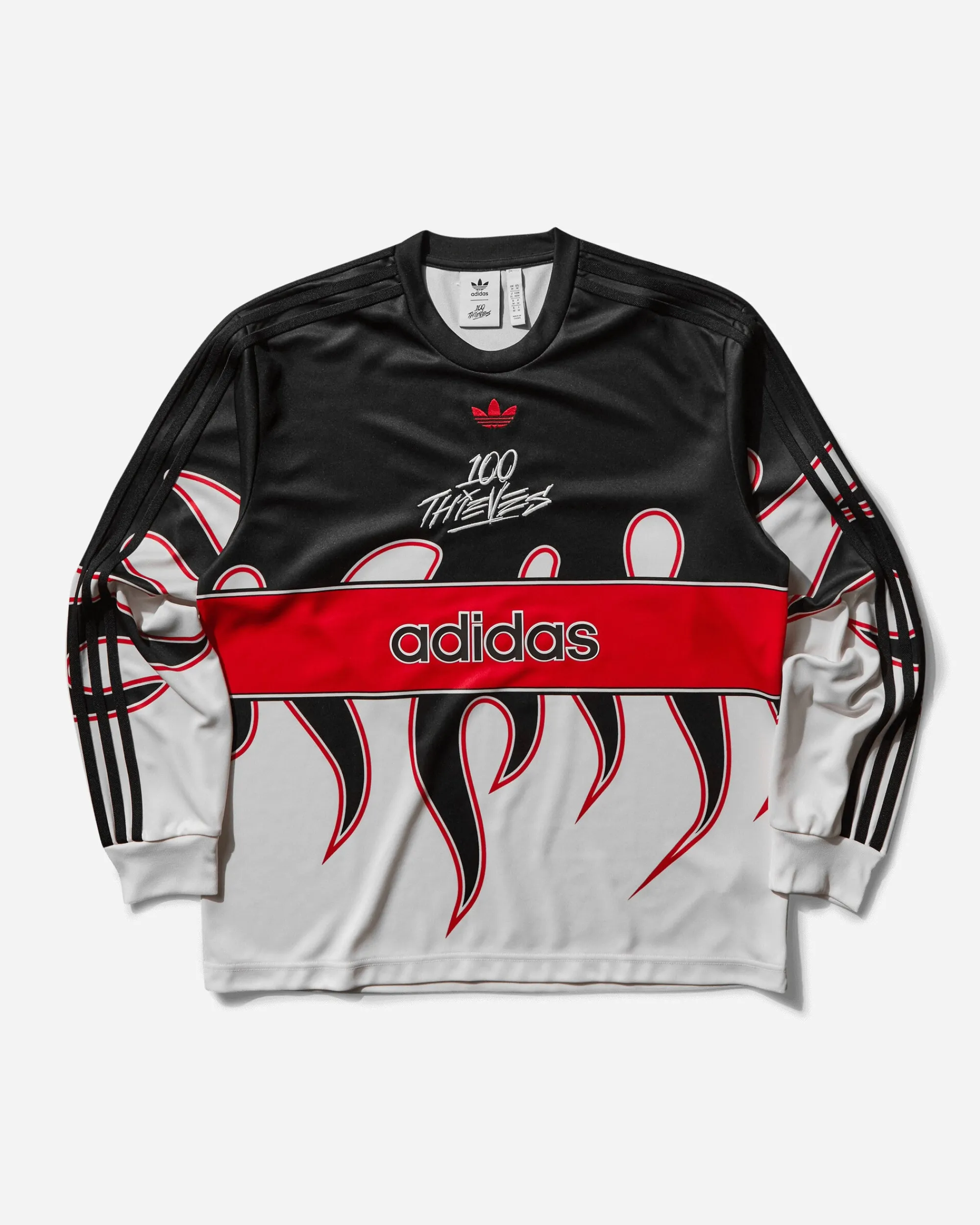 adidas T-Shirts^100 Thieves Longsleeve Jersey Multicolor