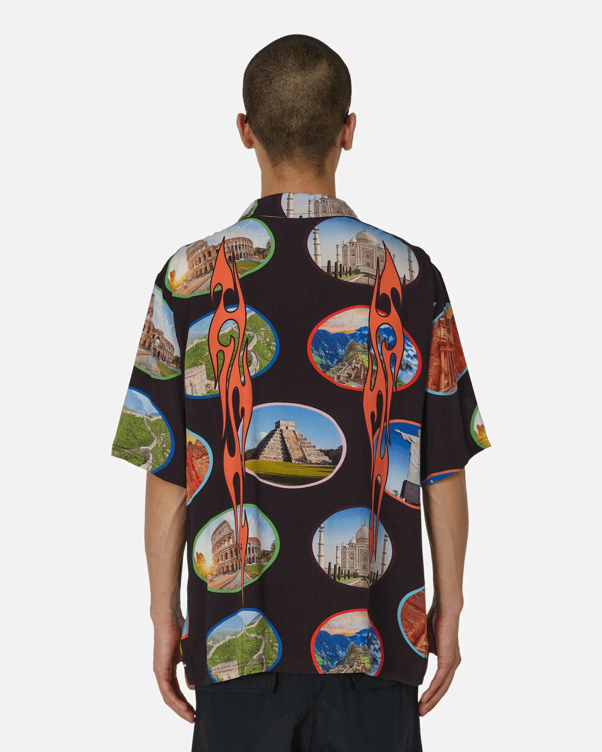 Pleasures Shirts^7 Wonder Camp Shirt Black