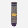 KAPITAL Underwear^60 Yarns Grandrelle Ivy Rainbowy Happy Heel-Hold Socks Grey