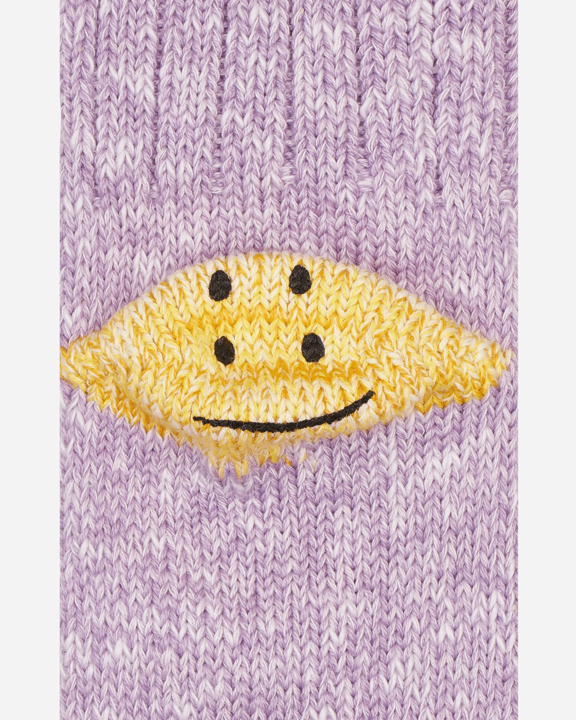KAPITAL Underwear^56 Yarns 3x1 Rib Rainbowy Happy Heel Socks Pink