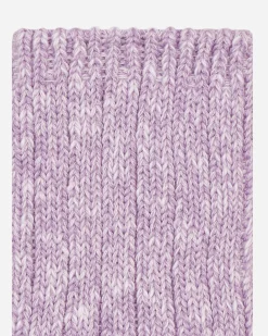 KAPITAL Underwear^56 Yarns 3x1 Rib Rainbowy Happy Heel Socks Pink
