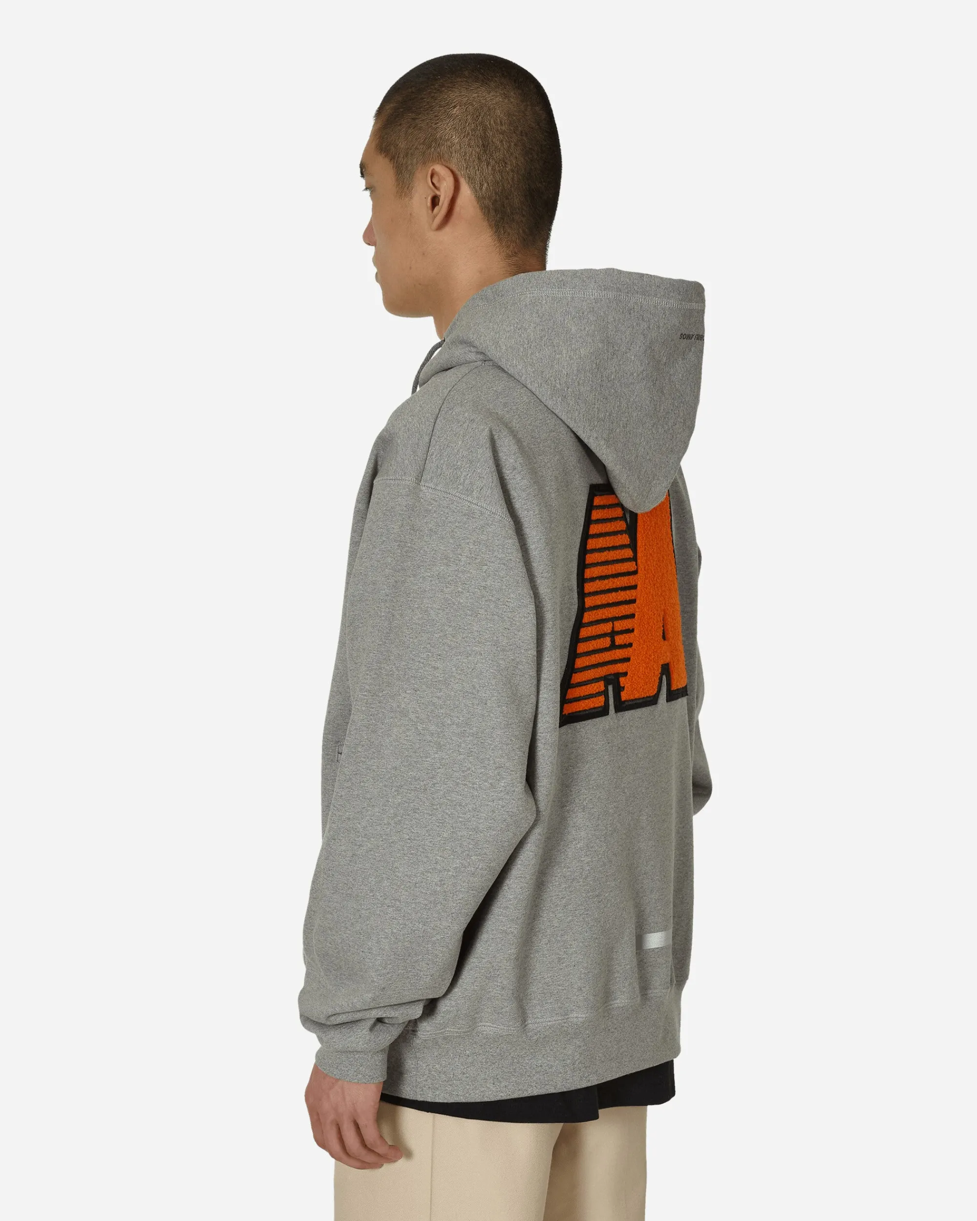 Automobili Amos Sweatshirts^AA Logo Hoodie Light Grey