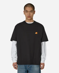 Automobili Amos T-Shirts^AA Logo T-Shirt Black / Orange