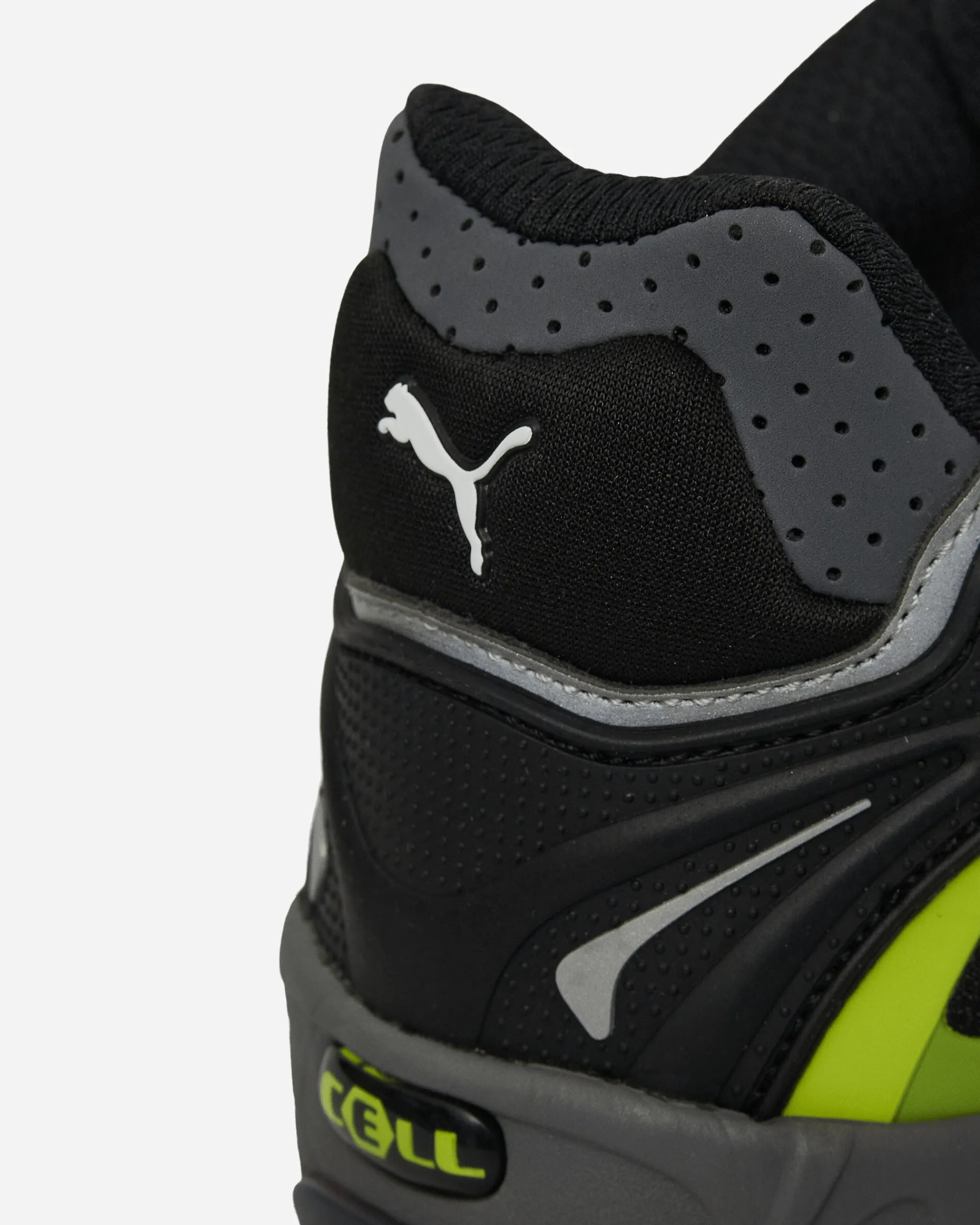 Puma Sneakers·Low|Sneakers^A$AP Rocky Inhale Distressed Neoprene Sneakers Black / Warm White / Lime