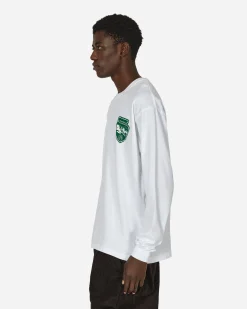 Neighborhood T-Shirts^Abel Brown Longsleeve T-Shirt White