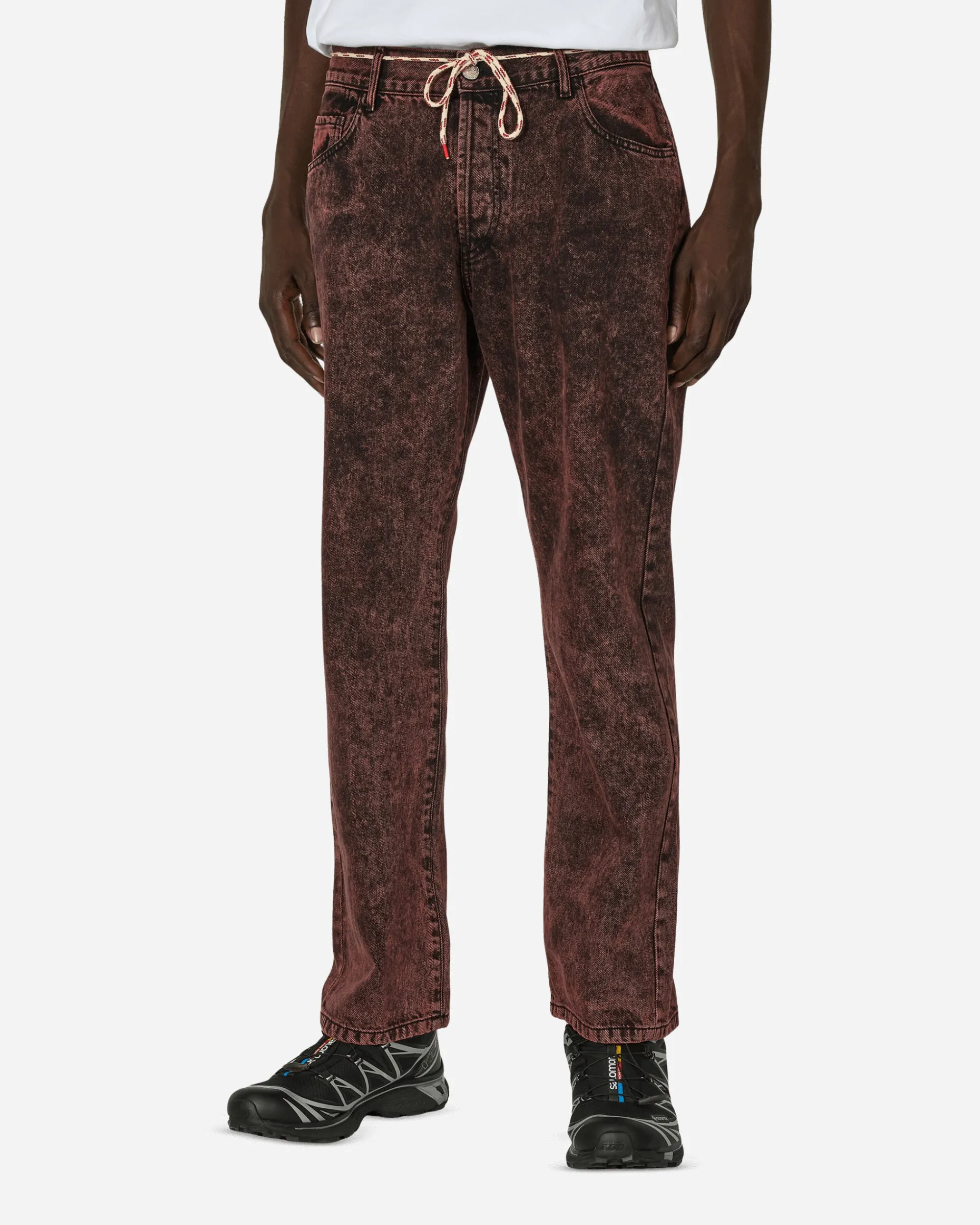 Aries Pants^Acid Wash Lily Jeans Red