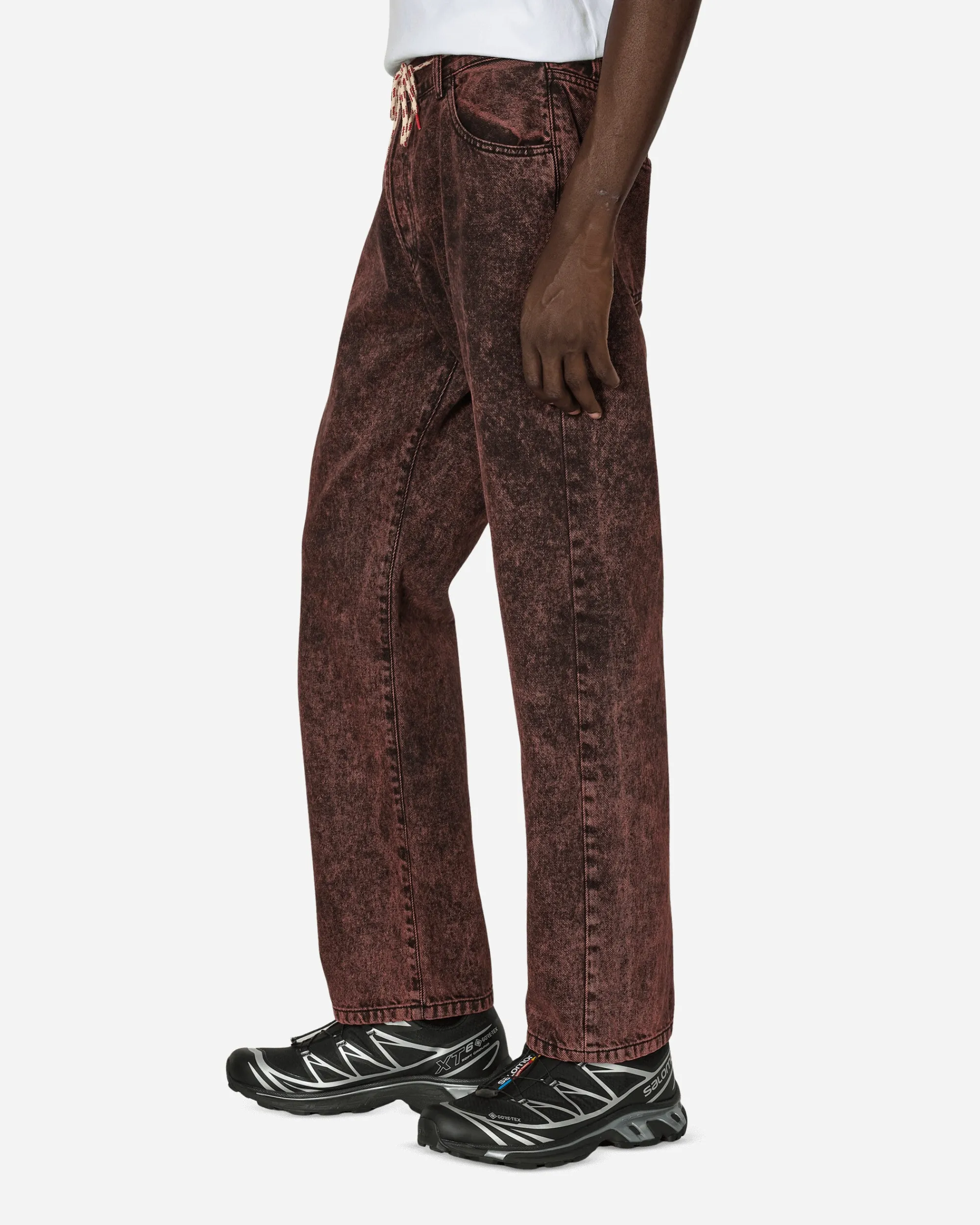 Aries Pants^Acid Wash Lily Jeans Red