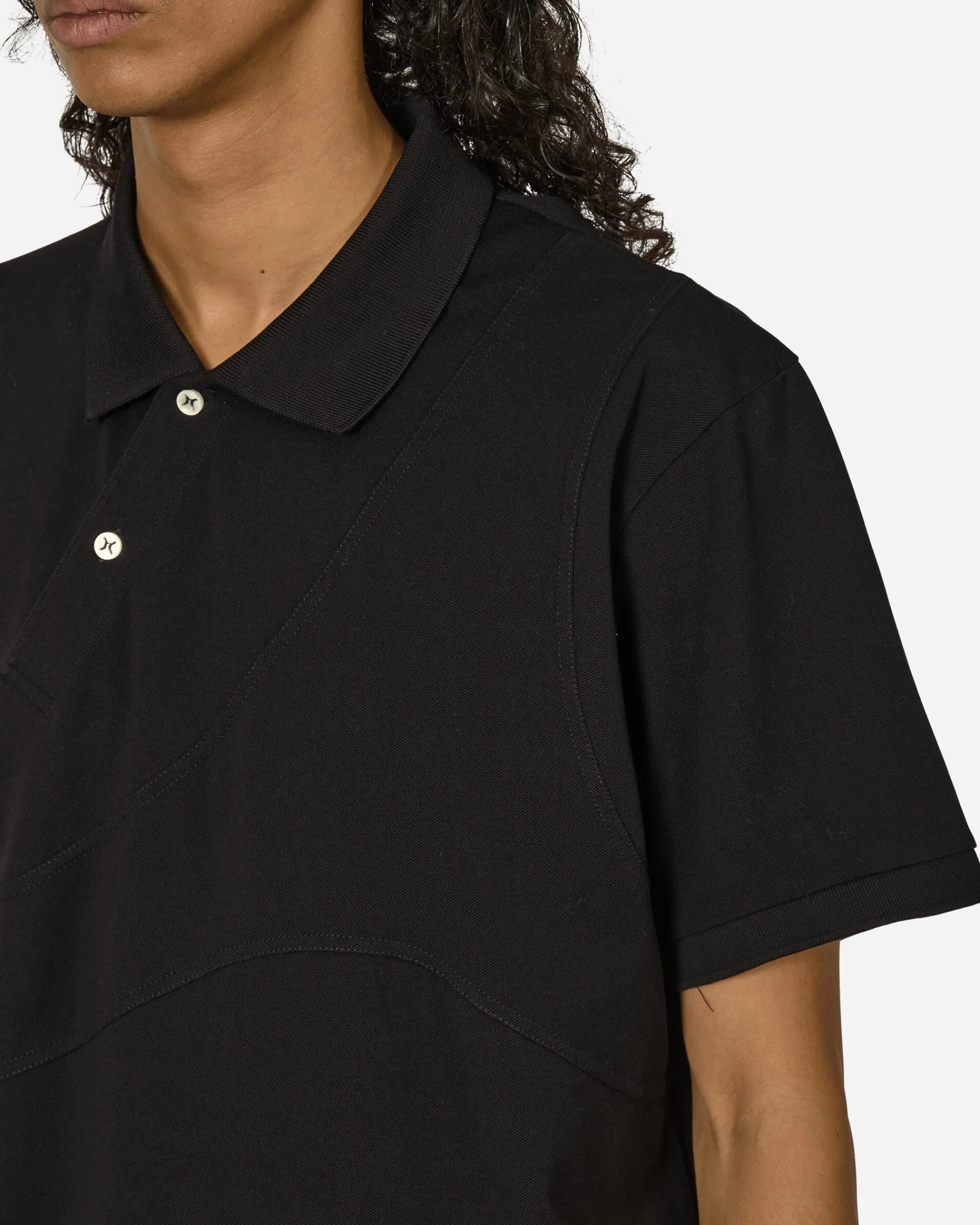 _J.L-A.L_ T-Shirts^Acre Polo Shungite Black