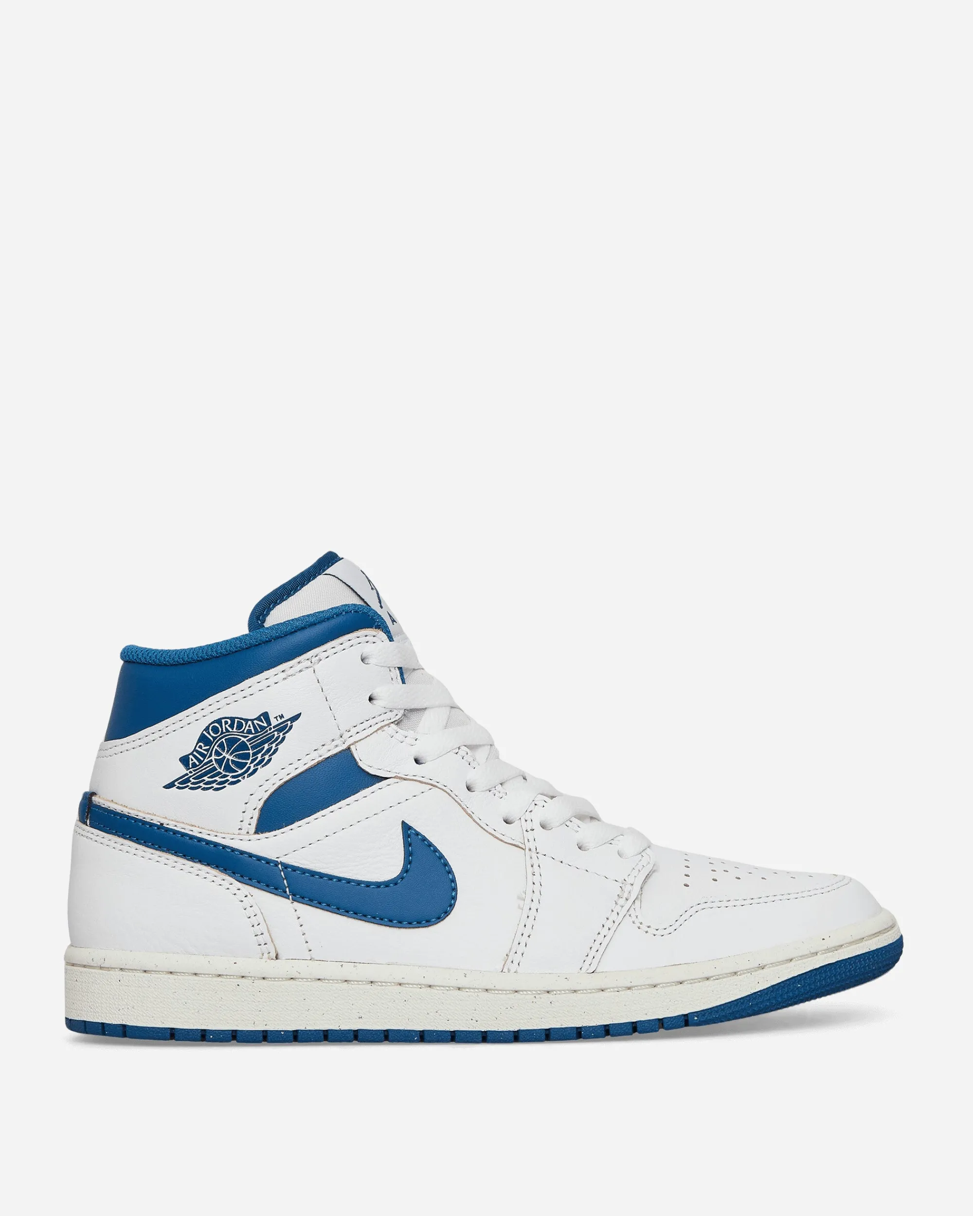 Nike Jordan Sneakers·Mid|Sneakers^Air Jordan 1 Mid SE Sneakers White / Industrial Blue