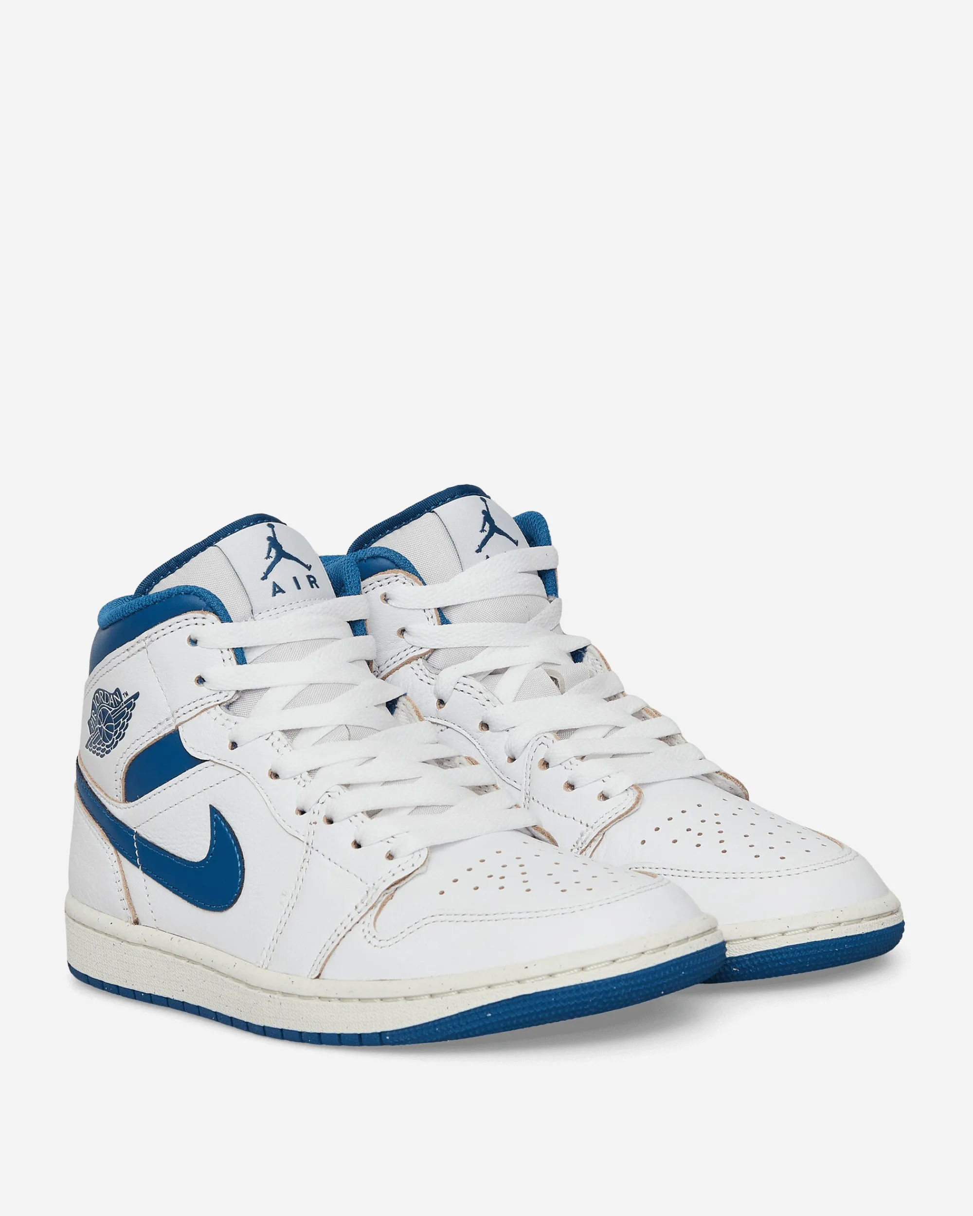 Nike Jordan Sneakers·Mid|Sneakers^Air Jordan 1 Mid SE Sneakers White / Industrial Blue