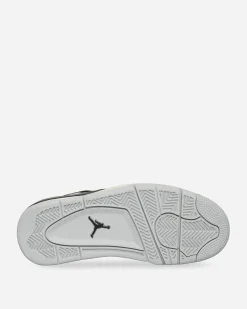 Nike Jordan Sneakers·Mid|Kids^Air Jordan 4 Retro (GS) Sneakers Pure Platinum / Metallic Gold