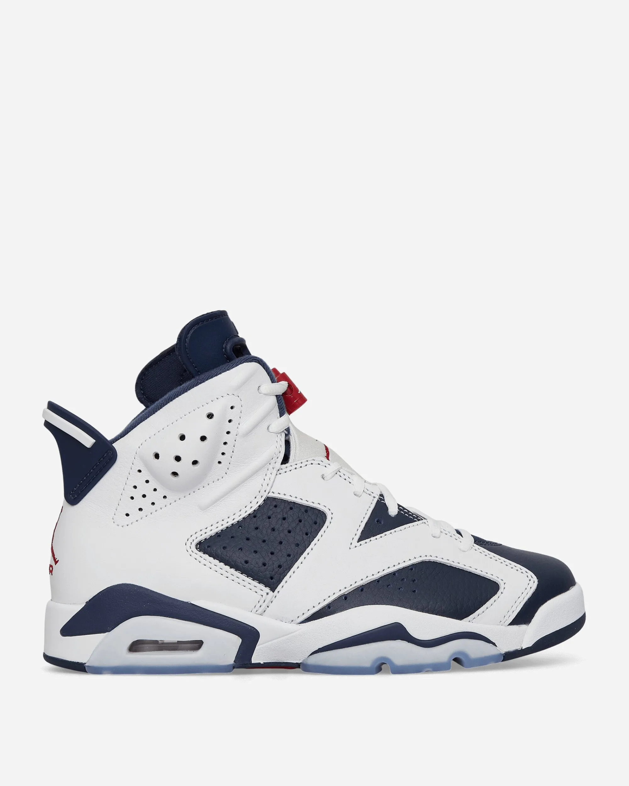 Nike Jordan Sneakers·High|Kids^Air Jordan 6 Retro (GS) Sneakers White / Midnight Navy