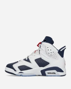 Nike Jordan Sneakers·High|Kids^Air Jordan 6 Retro (GS) Sneakers White / Midnight Navy