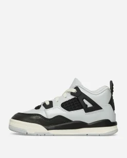Nike Jordan Sneakers·Mid|Kids^Air Jordan 4 Retro (TD) Sneakers Pure Platinum / Metallic Gold