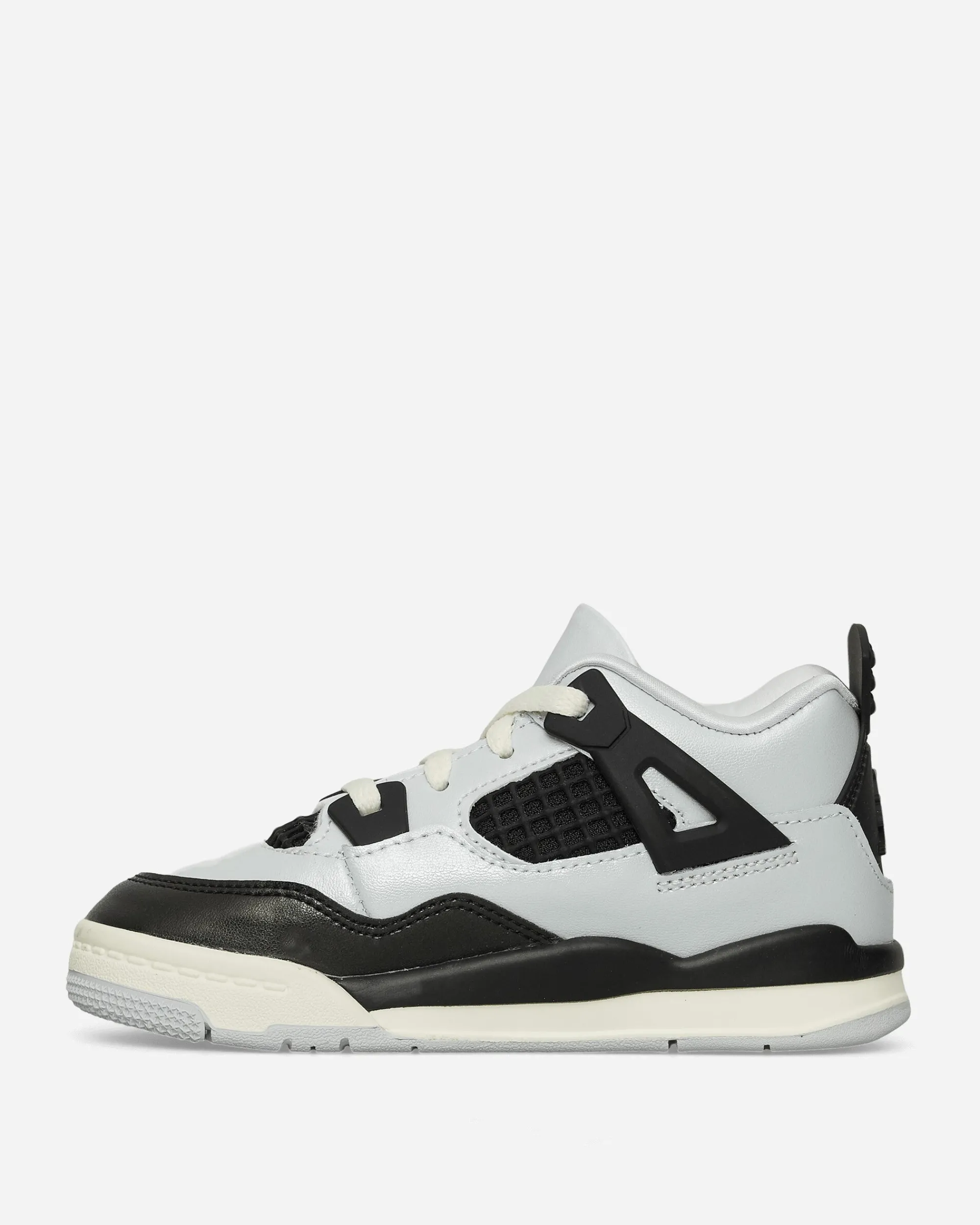 Nike Jordan Sneakers·Mid|Kids^Air Jordan 4 Retro (TD) Sneakers Pure Platinum / Metallic Gold