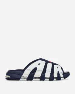 Nike Sandals And Slides^Air More Uptempo Slides Midnight Navy / University Red