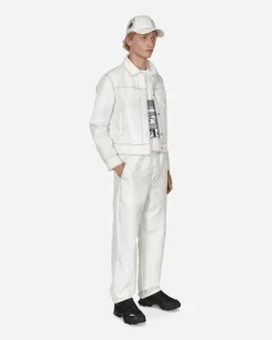KANGHYUK Pants^Airbag String Trousers White